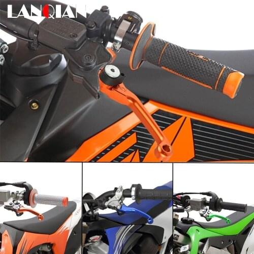 CNC Handbrake Motorcycle DirtBike Motocross dirt bike Pivot Brake Clutch Levers Handle FOR 525XC XCW 2003 2004 2005 2006 2007