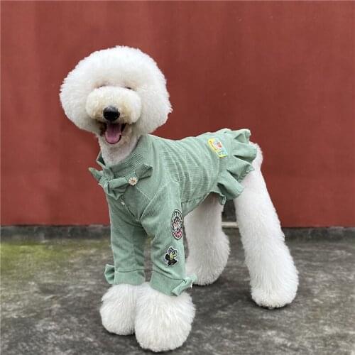 Pets Supplies Fashion Giant Dogs Clothes Autumn Winter Apparel Dress Poodle