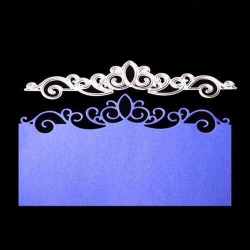 Crown Lace Metal Cutting Dies Stencils Template Album Embossing Decor DIY Metal Craft Gift