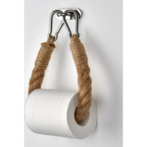 Vintage Towel Hanging Rope Toilet Paper Holder Home Hotel Bathroom Decoration Supplies