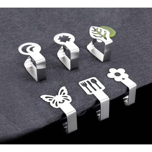 Stainless Steel Table Cloth Clip Promenade Round Tablecloth Stable Clips Wedding Promenade Table Cover Holder