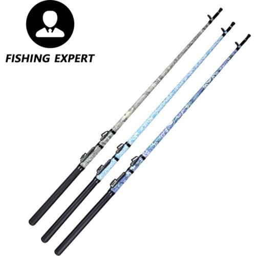 Tough Freshwater 2.1m 1.8m tackle Carbon Fiber gear Pole Pen Shape Fishing spinning rod carp Portable Super Light Power Lure Rod