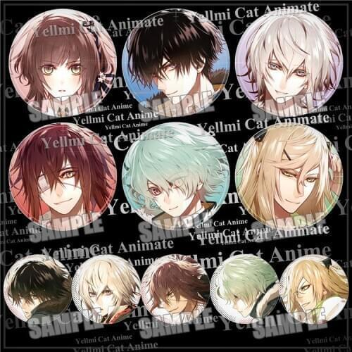 1pc 58mm anime badges Collar×Malice super cool Icons round Brooch backpack decoration