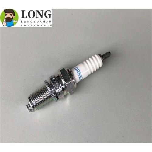 1pcs/lot) Motorcycle Spark Plug D8EA DR8EA for F650 XT350 K75 YFM400 ATV Quad Dirt Bike HONDA CG 125 150 200 Suzuki Moped Parts