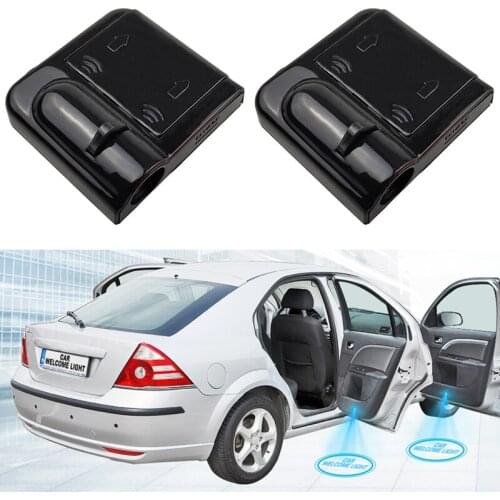 1PCS Universal Wireless LED Projector Courtesy Step Night Light Welcome Light Car Door Ghost Shadow Lights Laser Emblem Lamp Kit
