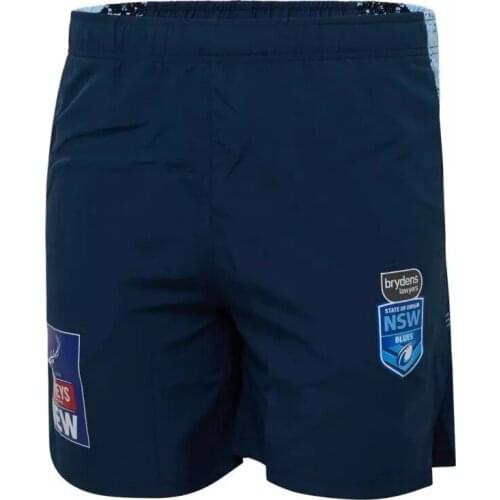 2020 NSW BLUES NSW SOO RUGBY JERSEY TRAINING SHORTS size S-3XL-5XL