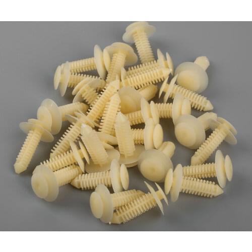 30Pcs Car Door Trim Panel Clip Fender Bumper Retainers Auto Fastener Clips Plastic Rivets Automobile for GMC Yukon Sierra Ford