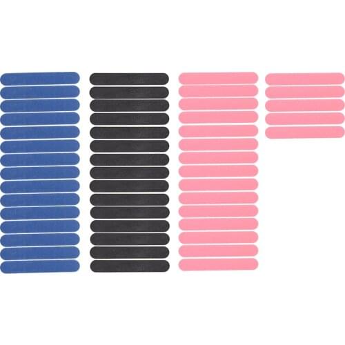 50PCS Nail Manicure Buffer Polish Sanding Files Grit Board Pink/Blue/Black
