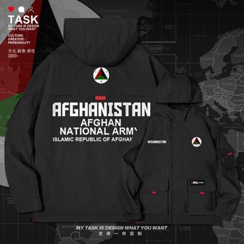 Afghanistan Afghan AFG men jacket hooded Land Force logo army fan fashion casual Military top windbreaker coat clothes autumn