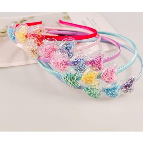 Childrens Bow Hair Ornament South Korea Does Not Hurt Hair Babys Hair Band With Teeth Anti Slip Pressing Head Hoop Flow Sofa