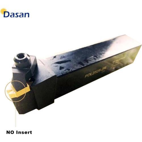 PDL2525 Belt Pulley Cutter Holder Face 40 Degree Double Tooth Grooving Tools Bar