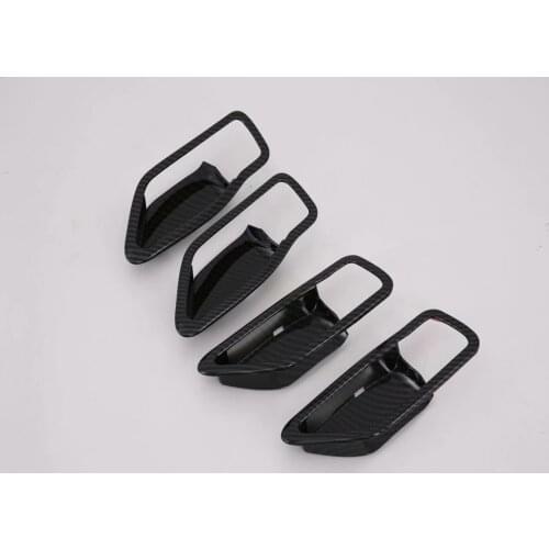 For Toyota Corolla 2019 2020 Carbon Fiber Car Interior Door Handle Bowl Frame Covers Trim Sticker Accessories
