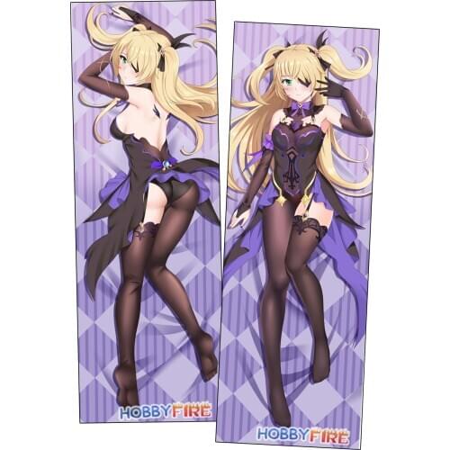 Hobby Express Anime Dakimakura Japanese Otaku Waifu Hugging Body Pillow Cover Fischl Genshin Impact 201119