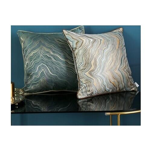 Hot Sale Modern Minimalist Light Luxury Style Cushion Cover European Living Room Sofa Pillow Cover Home Decoration Free Shipping