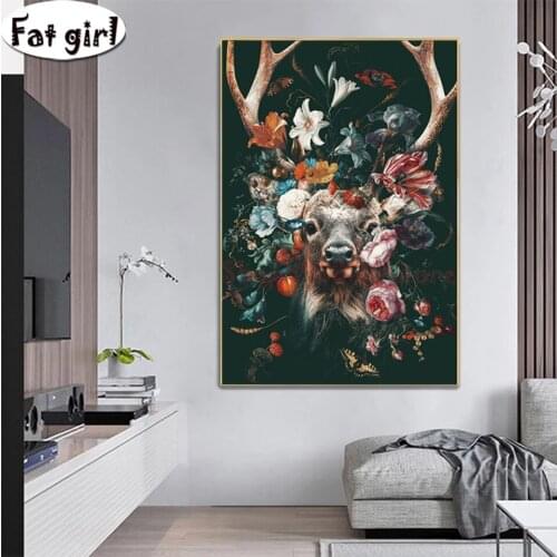 New arrivers 5D Diamond Painting flower butterfly square/round cross stitch kit art Northern Europe High Quality Animal painting