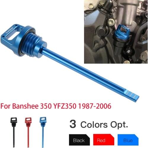 NICECNC ATV Oil Dipstick For Yamaha Banshee 350 YFZ350 YFZ 1987-2006 2005 2004 2003 2002 2001 2000 1999 1998 1997 1996 1995 1994