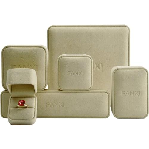 Apricot Jewelry Box Ring Bracelet Necklace Set Jewelry Storage Box Jewelry Gift Box Proposal Anniversary