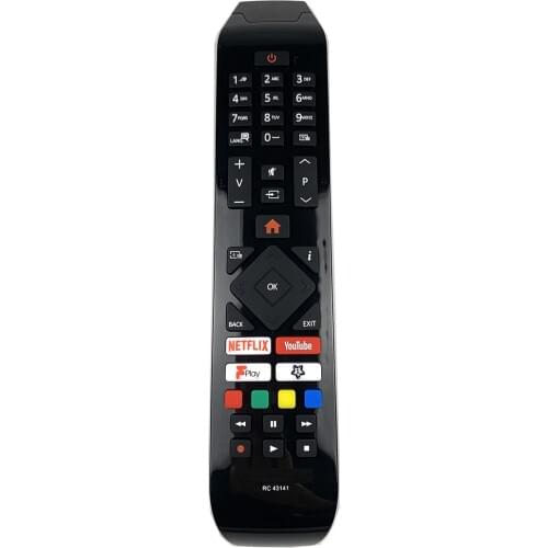 New RC43141 For Hitachi TV 24HB21T65U 32HB26T61UA 43HB26T72U 43HK25T74U Remote Control with Netflix Youtube Fplay Buttons