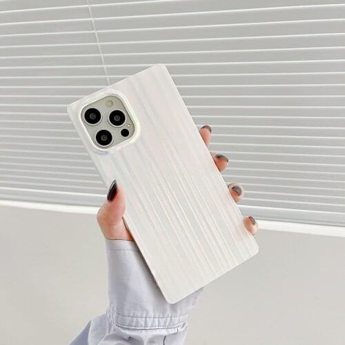 Luxury 3D Laser Geometry Phone Case For iPhone 12 Pro 11 Pro Max XS XR SE 2020 7 8 Plus X Soft Silicone Back Cover Fundas Gift