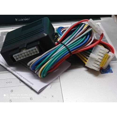 12V alarm system, electric closing module of 4 doors and windows, automatic closing window for Jepp car