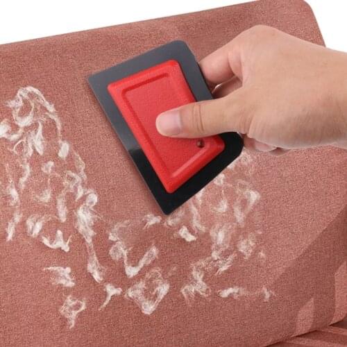 Pet Hair Remover Dog Hair Removal Device Sofa Car Detail Scraper Cat Hair Comb Silicone Brush Remover Cleaning Tool pet supplies