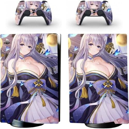 Girl Style PS5 Digital Edition Skin Sticker for Playstation 5 Console & 2 Controllers Decal Vinyl Protective Skins 1