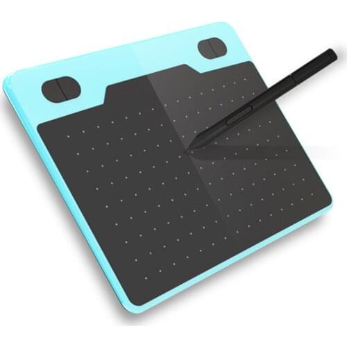 T503 Lightweight Graphics Drawing Tablet Portable 8192 Levels Pressure Digital Writing Pad for Computer and Mobile Phone - Blue