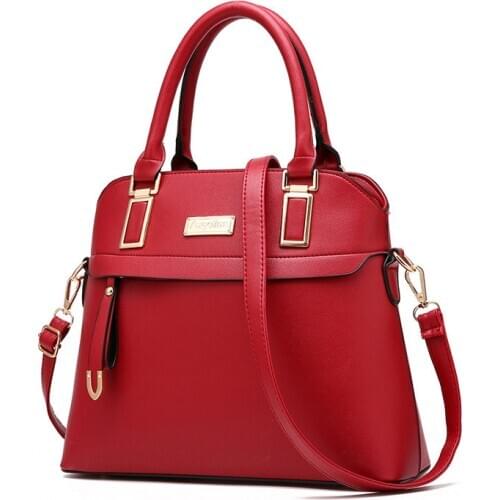 Women Bag Shoulder Handbag Women Vintage Messenger Bags Fashion Luxury Top-Handle Composite Bag Purse Wallet Leather