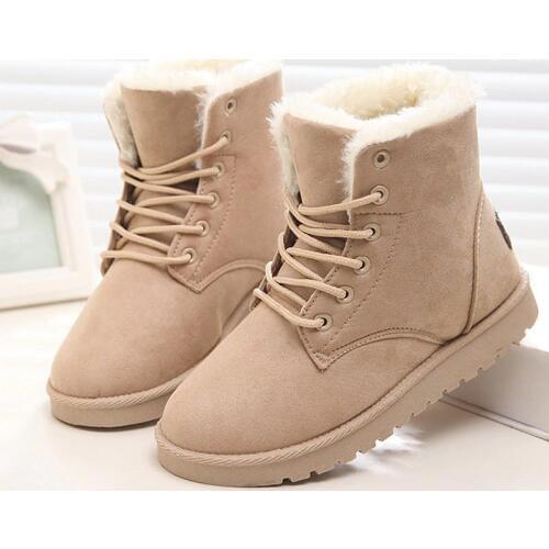 Women Winter Boots Ankle Shoes Women Snow Boots Female Warm Fur Plush Insole High Quality Botas Mujer Plus Size Winter Shoes