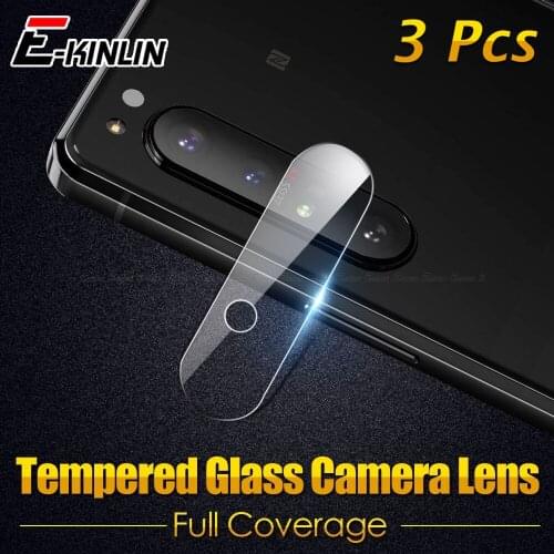 3PCS/lot Back Camera Lens Tempered Glass For Sony Xperia 1 II 5 10 Plus XZ3 XZ2 Premium Compact Protector Protective Film