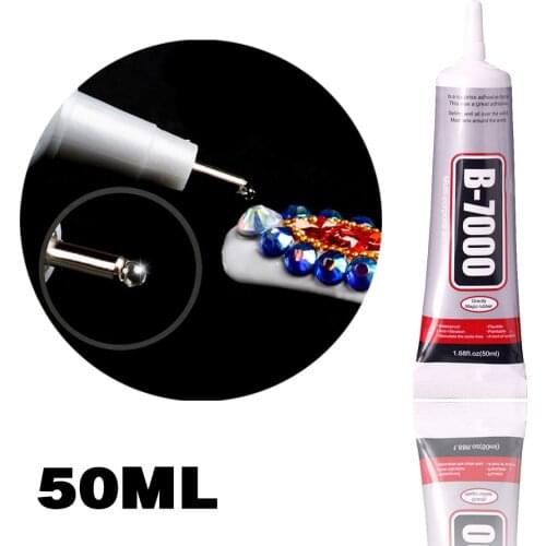 50ml B7000 Glue Mobile Phone Touch Screen Superglue B-7000 Adhesive Telephone Glass repair point diamond Jewelry Tools Gum DIY