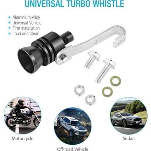 Car Automotive Turbo Exhaust Pipe Oversized Roar Maker Sound Whistle Simulator Car Turbo Exhaust Pipe Accessories S/M/L/XL