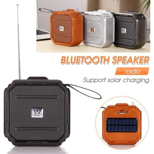 TWS Bluetooth Speaker Portable Wireless Loudspeaker Mini Stereo Bass Subwoofer with FM Radio Music Player for Home Outdoor