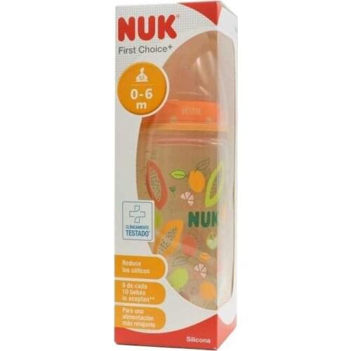 NUK BIBERON FIRST CHOICE 0-6 MESES SILICONA 300ML EDITION LIMITED