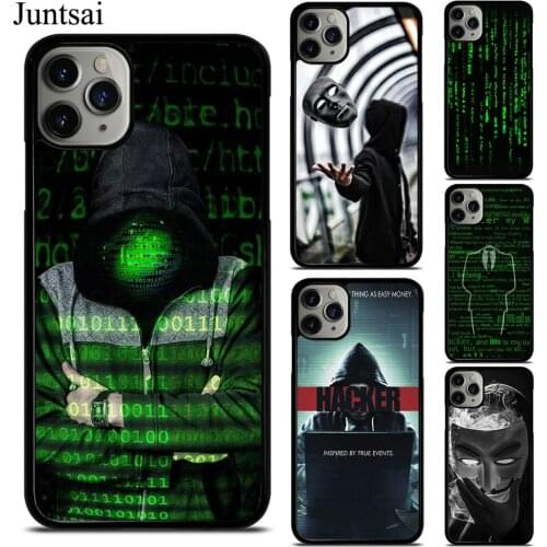 Matrix Hacker Case For iphone 12 Mini 11 Pro Max X XR XS Max SE 2020 6s 7 8 Plus 5 Cover