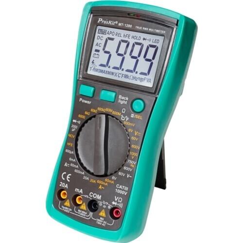 ProsKit MT-1280 3 5/6 Digital TRUE RMS Multimeter