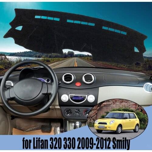 For Lifan 320 330 2009-2012 Smily Right Left Hand Drive Good Polyester Material Anti Light Car Dashboard Cover Mat