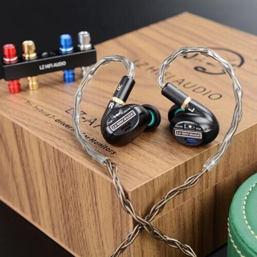 2021 LZ A7 In Ear Earphone 1 Dynamic+4BA+2Piezoelectric Ceramics Driver Hybrid 7 Unit HIFI IEM Replaceable Tuning Switch MMCX A6