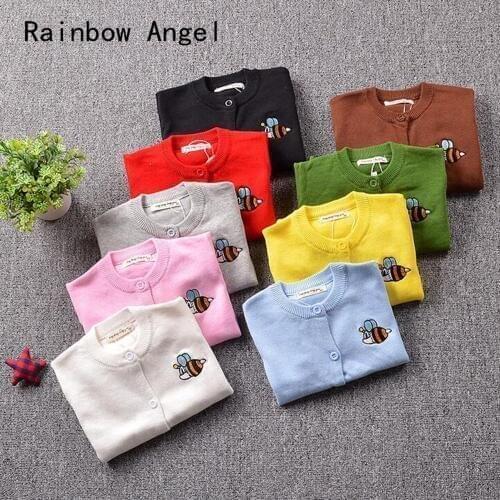 Autumn Winter Boy Girl Jumper Toddlers O-Neck Sweater Kids Knitwear Basic Outerwear Comfort Baby Unisex Sweater Coat