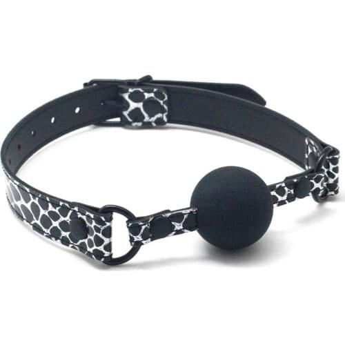 Couple Silicone Ball Gag For BDSM Play Adjustable Bondage Ball Gag Chastity Mouth Gag Sex Game Slave Fetish Adult Sex Toys