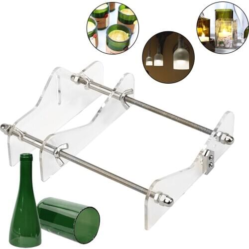HOOMIN Professional Glass Bottle Cutter DIY Cut Tools For Cutting Wine Beer Home Decoration Round Bottle Cutting Machine