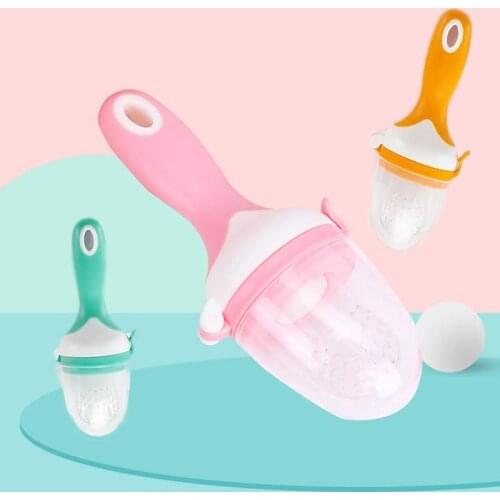 Baby Nipple Fresh Food Fruit Milk Feeding Bottles Nibbler Learn Feeding Drinking Water Teething Pacifier BPA Free Baby Stuff