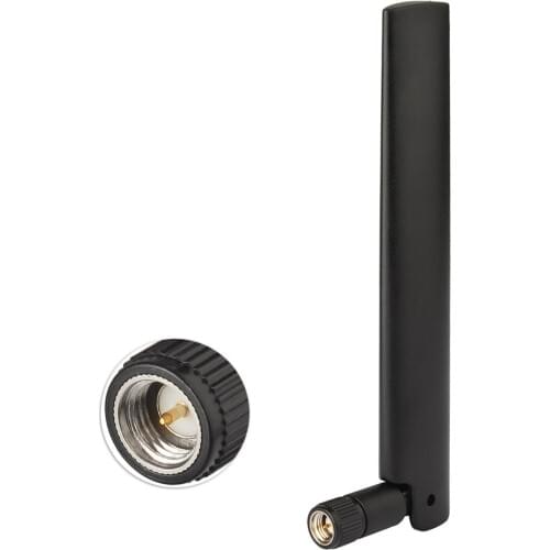 Superbat 4G LTE 4dBi Omni-directional SMA Dipole Antenna for 4G LTE Wireless Router Outdoor Trail Camera Mobile Phone Signal Bo