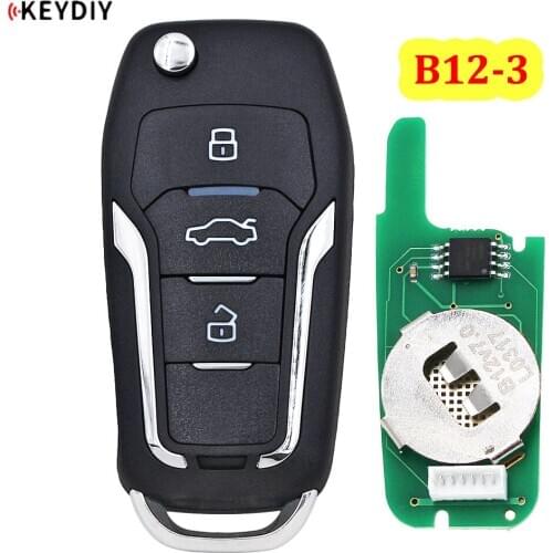 KEYDIY B series B12-3 3 button universal KD remote control for KD200 KD900 KD900+ URG200 KD-X2 mini KD for Ford style