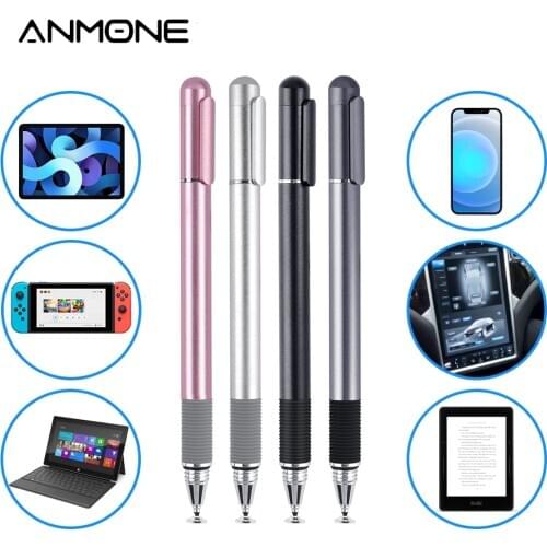 Universal 2 in 1 Stylus Pen Drawing Tablet Pens Capacitive Screen Touch Pen for Android Mobile Phone Smart Pencil Accessories