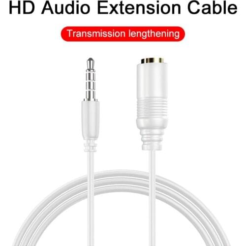 0.75m Aux Line Cable 3.5mm Audio Extension Cable Jack Male To Female Headphone Cable For Car Headphone MP3 4 Player Speaker