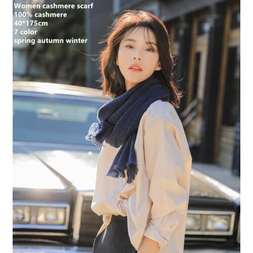 Naizaiga 100% cashmere solid long fashion girl shawl Shawl and bib dual-use Mother scarves HCY19020