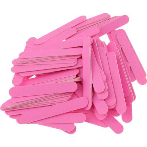100x Sandpaper Nail Files Manicure/Pedicure Fingernail Polish Sanding Buffer