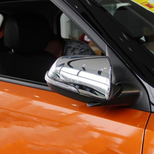 For Hyundai ix25 2014 2PCS ABS Chrome Car Side Door Rearview Mirror Protect Frame Cover Trims Car Styling Accessories