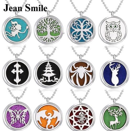 2019 New Fashion Perfume Necklace Paw Stainless Steel Essential Oil Diffuser Necklace for Women Men Valentines Day Present